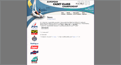 Desktop Screenshot of cadet2001.yachting.cz