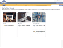 Tablet Screenshot of my.yachting.org